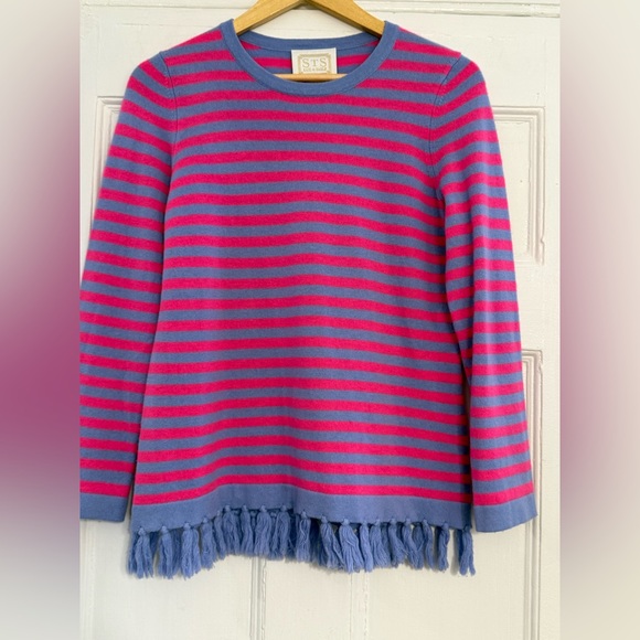 STS wool/cashmere Pink and Blue Women's Sweater - Picture 1 of 3